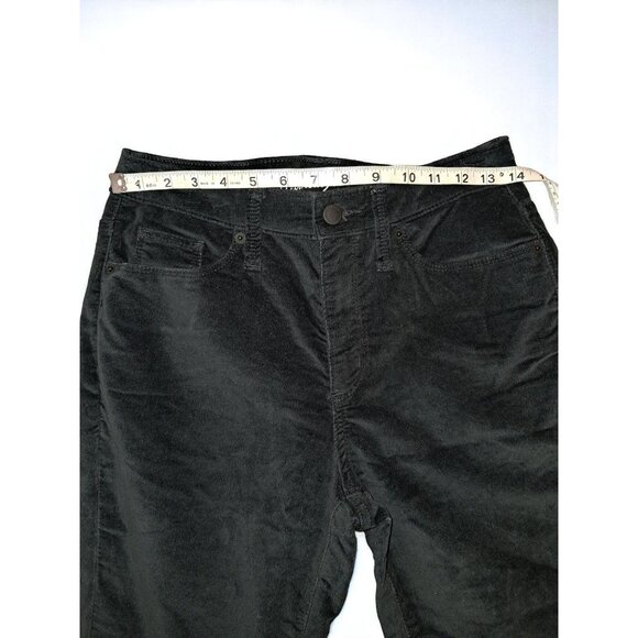 Universal Thread Women's High-Rise Velvet Skinny Jeans – Black, Size 6 - Picture 8 of 13